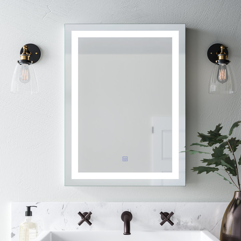 Orren Ellis Butcher Illuminated Modern & Contemporary Bathroom Wall